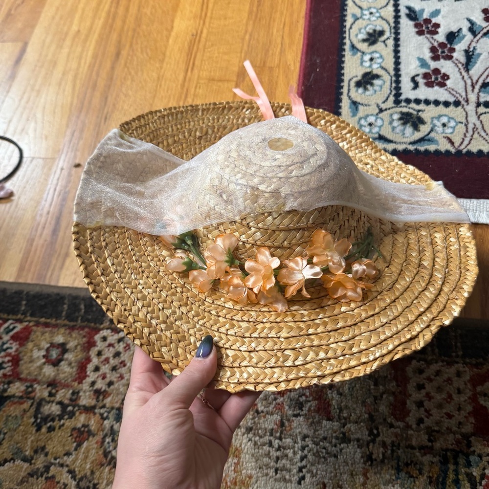 Cottagecore straw hat - Picture 2 of 3